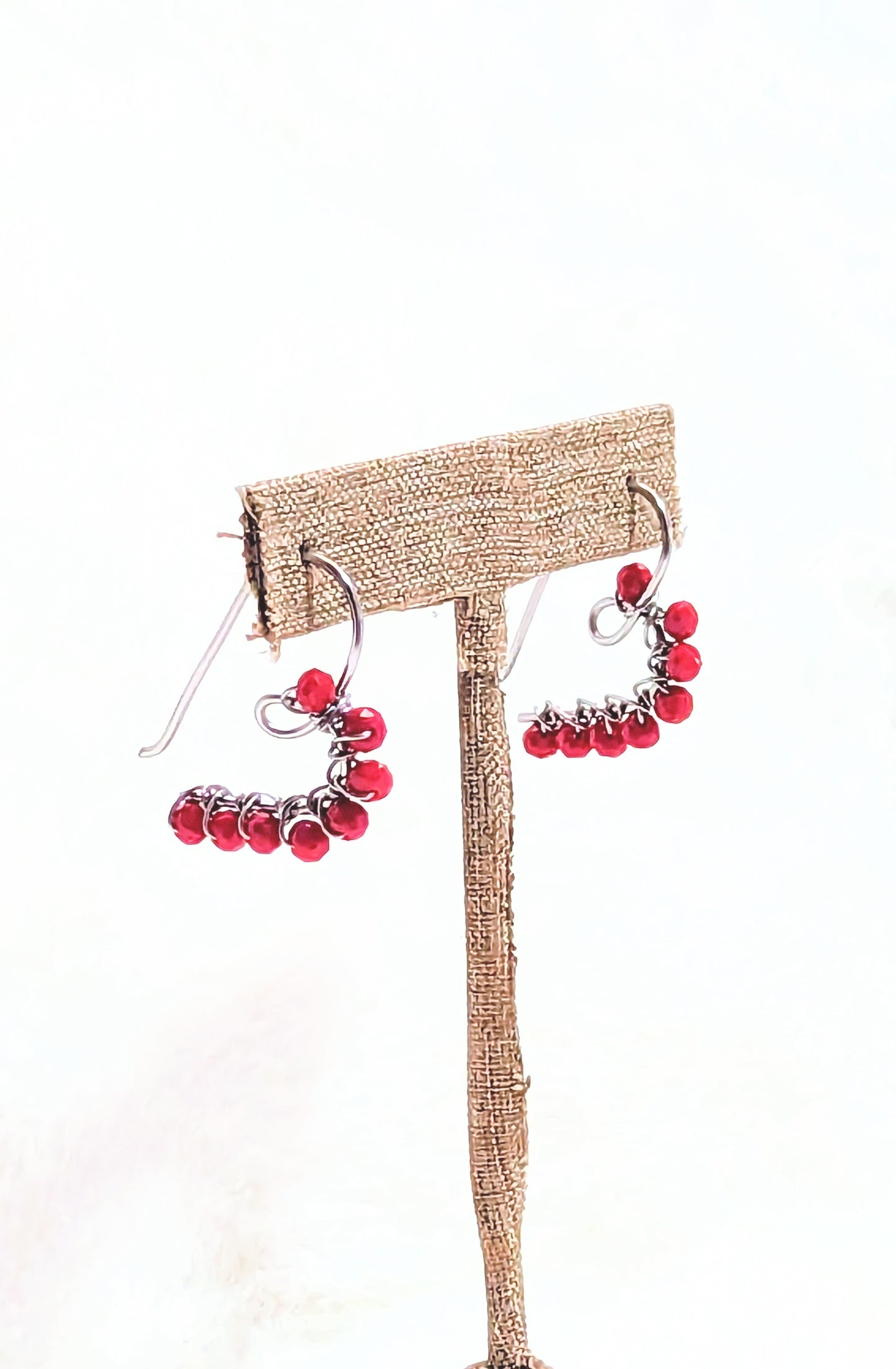 subtle heart earrings